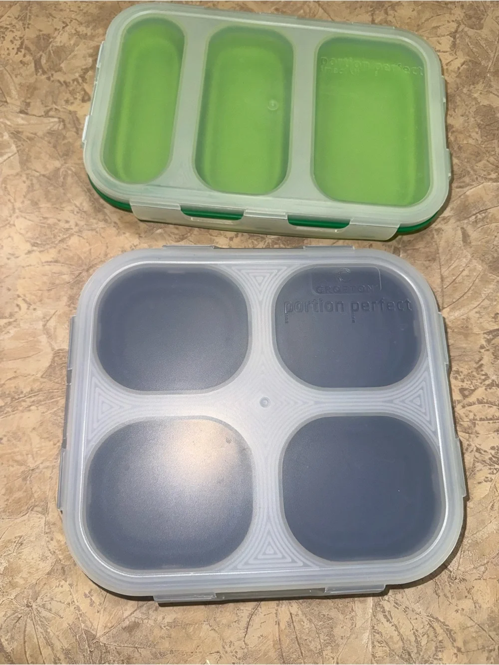 Crofton Portion Perfect Meal Prep Container set of 2